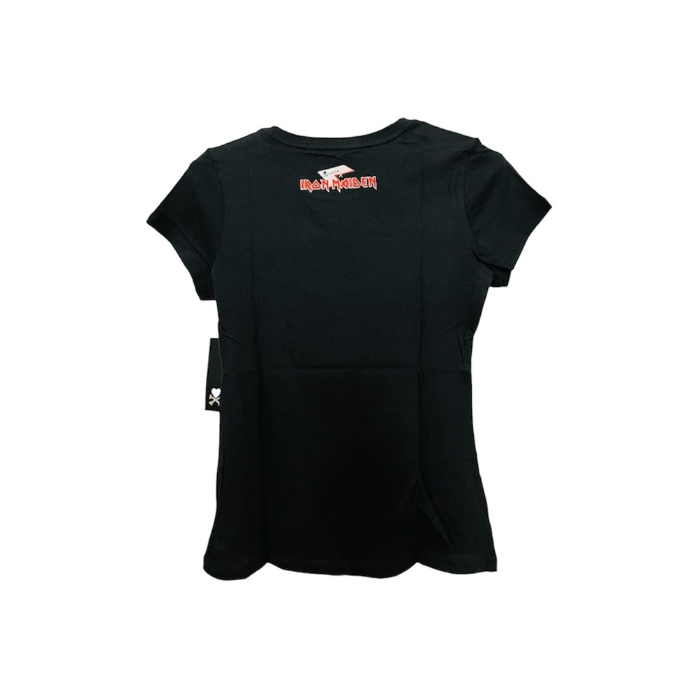 Iron Maiden Tokidoki Women’s Black Shirt Adios Egyptian Pyramid Tee Top Rare NWT - Picture 2 of 5